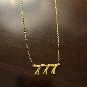 NEW 777 Angel Number Gold Necklace